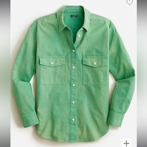 J. Crew Garment-dyed chambray shirt*